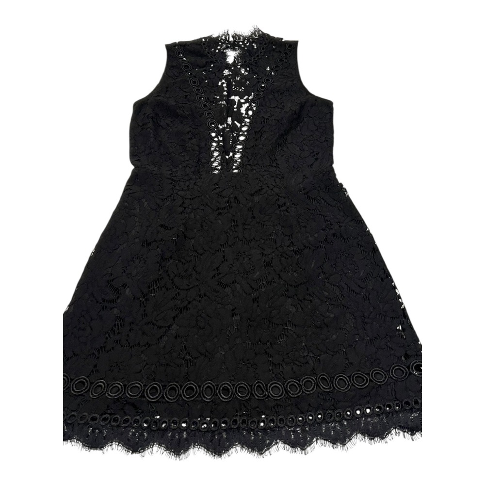 Saylor Cherrie Lace Dress‎ Black Women's M NWT Retail $209
